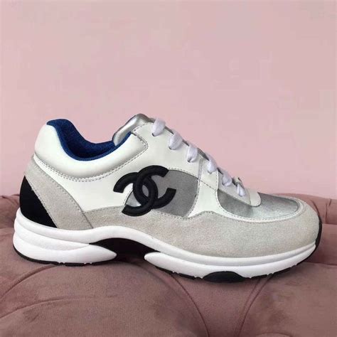 black chanel sneakers women's|More.